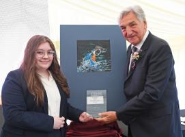 Breanne Loken with Jim Carter